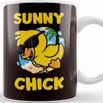 Baskı Dükkanı Sunny Chick Sun Sunset Sunbathing Beach Tan Island Traveler Kupa