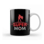 Baskı Dükkanı Supermom Süperanne 04 Beyaz Porselen Kupa Bardak
