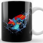 Baskı Dükkanı Surfing Stitch Beyaz Porselen Kupa Bardak