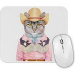 Baskı Dükkanı Suslu Kedi Cats Mouse Pad