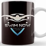 Baskı Dükkanı Swim Now Breath Later Swimmer Swimming Indoor Pool Athlete Beyaz Porselen Kupa Bardak