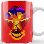 Baskı Dükkanı Tengen Toppa Gurren Lagann Porselen Kupa