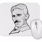 Baskı Dükkanı Tesla Mouse Pad
