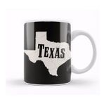 Baskı Dükkanı Texas Map Vintage Kupa
