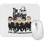 Baskı Dükkanı the Godfather İllüstrasyon Mouse Pad