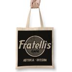 Baskı Dükkanı The Goonies Fratellis Rock Cafe Bez Uzun Saplı Krem Rengi Çanta