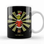 Baskı Dükkanı the Grinch Retro Japanese Kupa