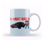 Baskı Dükkanı The Knight Rider Porselen Beyaz Kupa Bardak