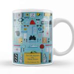 Baskı Dükkanı The Life Aquatic Porselen Beyaz Kupa Bardak