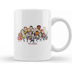 Baskı Dükkanı The Office Cast Tv Porselen Beyaz Kupa Bardak