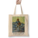 Baskı Dükkanı the Sower By Vincent Van Gogh Bez Çanta