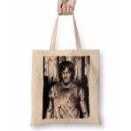 Baskı Dükkanı the Walking Dead Bite Medar Bez Çanta
