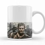 Baskı Dükkanı The Walking Dead Daryl Zombi Avcısı Kupa Bardak Porselen