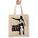 Baskı Dükkanı the Walking Dead Rick Grimes Michonne Daryl Carl Bez Çanta