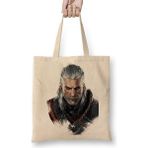Baskı Dükkanı the Witcher Geralt of Rivia Bez Çanta