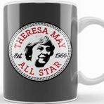 Baskı Dükkanı Theresa May All Star Converse Logo Kupa