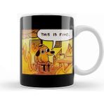 Baskı Dükkanı This Is Fine Updated Kupa