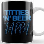 Baskı Dükkanı Titties N Beer Frank Zappa Kupa