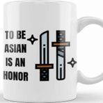 Baskı Dükkanı To Be Asıan Is An Honor Stop Asian Hate Porselen Beyaz Kupa Bardak