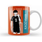 Baskı Dükkanı Tobio Kageyama Porselen Beyaz Kupa Bardak