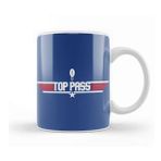Baskı Dükkanı Top Gun Top Pass Rugby Ball Logo Kupa Bardak