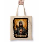 Baskı Dükkanı Trust In Jesus Walking Dead Bez Çanta