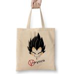 Baskı Dükkanı V For Vegeta Bez Çanta