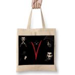 Baskı Dükkanı V For Vendetta Blood In V Bez Çanta