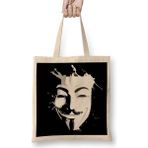 Baskı Dükkanı V For Vendetta Expectus Bez Çanta