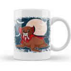 Baskı Dükkanı Vampire Seal Halloween Awesome Vampire Fangs Kupa Bardak