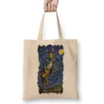 Baskı Dükkanı Van Gogh Never Saw Bez Çanta