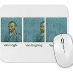 Baskı Dükkanı Van Gogh Van Goghing Mouse Pad