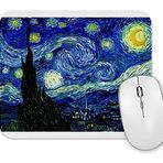 Baskı Dükkanı Van Gogh Yıldızlı Gece Mouse Pad