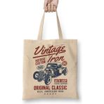 Baskı Dükkanı Vintage Iron Bez Çanta