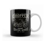 Baskı Dükkanı Vintage West Coast Chopper Motorcycle Garage Kupa