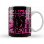 Baskı Dükkanı Volleyball Players Girl Ball Sports Team Beach Volleyball Porselen Beyaz Kupa Bardak