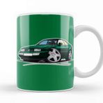 Baskı Dükkanı Vw Corrado Green Beyaz Porselen Kupa Bardak