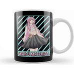 Baskı Dükkanı Waifu Material Anime Girl Japanese Cute Senpai Pun Beyaz Porselen Kupa Bardak