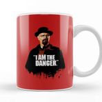 Baskı Dükkanı Walter White Heisenberg I Am The Dangrr Breaking Bad Beyaz Porselen Kupa Bardak