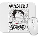 Baskı Dükkanı Wanted Luffy Mouse Pad