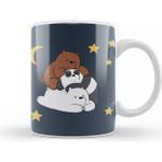 Baskı Dükkanı We Bare Bears 0125 Beyaz Porselen Kupa Bardak