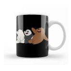 Baskı Dükkanı We Bare Bears 020 Beyaz Porselen Kupa Bardak