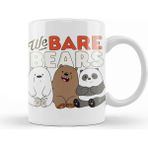 Baskı Dükkanı We Bare Bears Beyaz Porselen Kupa Bardak