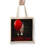 Baskı Dükkanı We're All Mad Here Bez Kadın Günlük Çanta