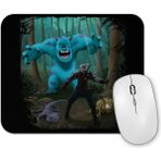Baskı Dükkanı Witcher Killing Monsters Mouse Pad