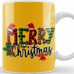 Baskı Dükkanı Yılbaşı Yeni Yıl Konseptli Merry Christmas 025 Kupa Bardak