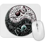 Baskı Dükkanı Ying Yang Mouse Pad