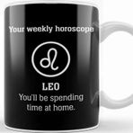 Baskı Dükkanı Your Weekly Horoscope Leo Self Isolation Porselen Beyaz Kupa Bardak