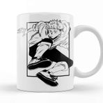 Baskı Dükkanı Yuji Itadori Manga Style Porselen Beyaz Kupa Bardak