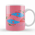 Baskı Dükkanı Zodiac Symbols Fish Kupa Bardak